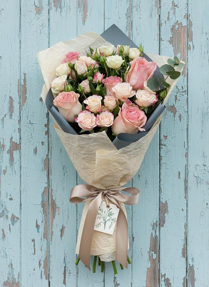 Букет цветов из: Розы в Октябрьский Башкортостан