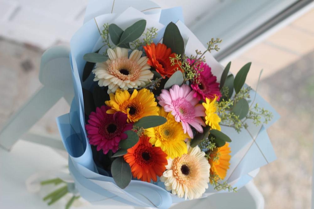 Букет цветов из: Герберы в Октябрьский Башкортостан