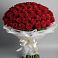 Букет 101 Красная роза Блэк Мэджик в Октябрьский Башкортостан