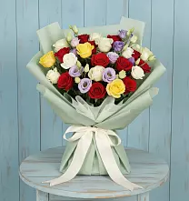 Букет цветов из:  Розы в Октябрьский Башкортостан