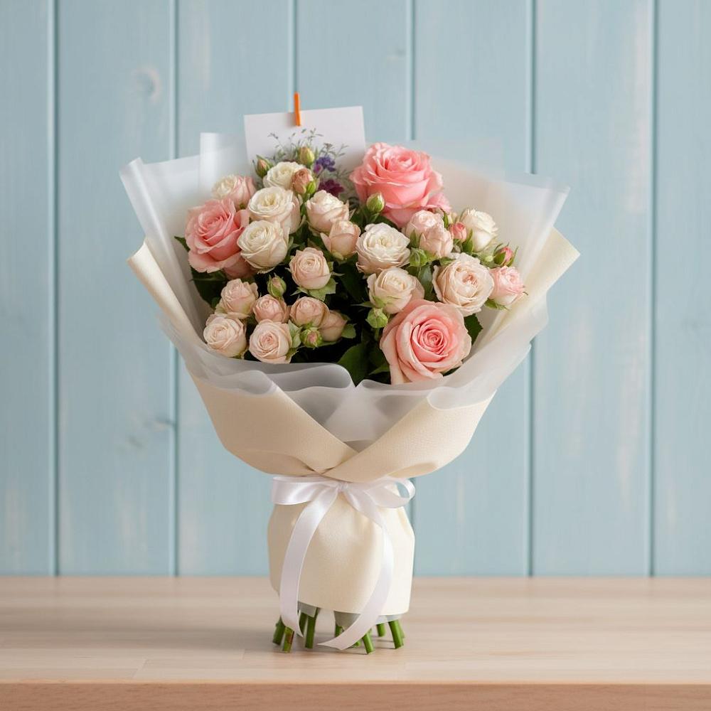 Букет цветов из: Розы в Октябрьский Башкортостан