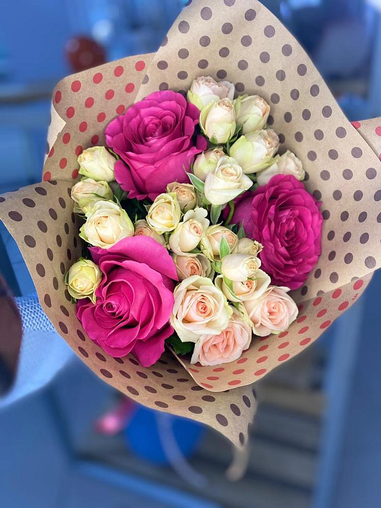 Букет цветов из: Розы в Октябрьский Башкортостан