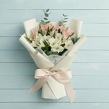 Букет цветов из:  Альстромерии в Октябрьский Башкортостан