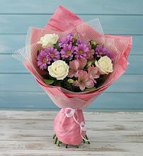 Букет цветов из:  Герберы в Октябрьский Башкортостан