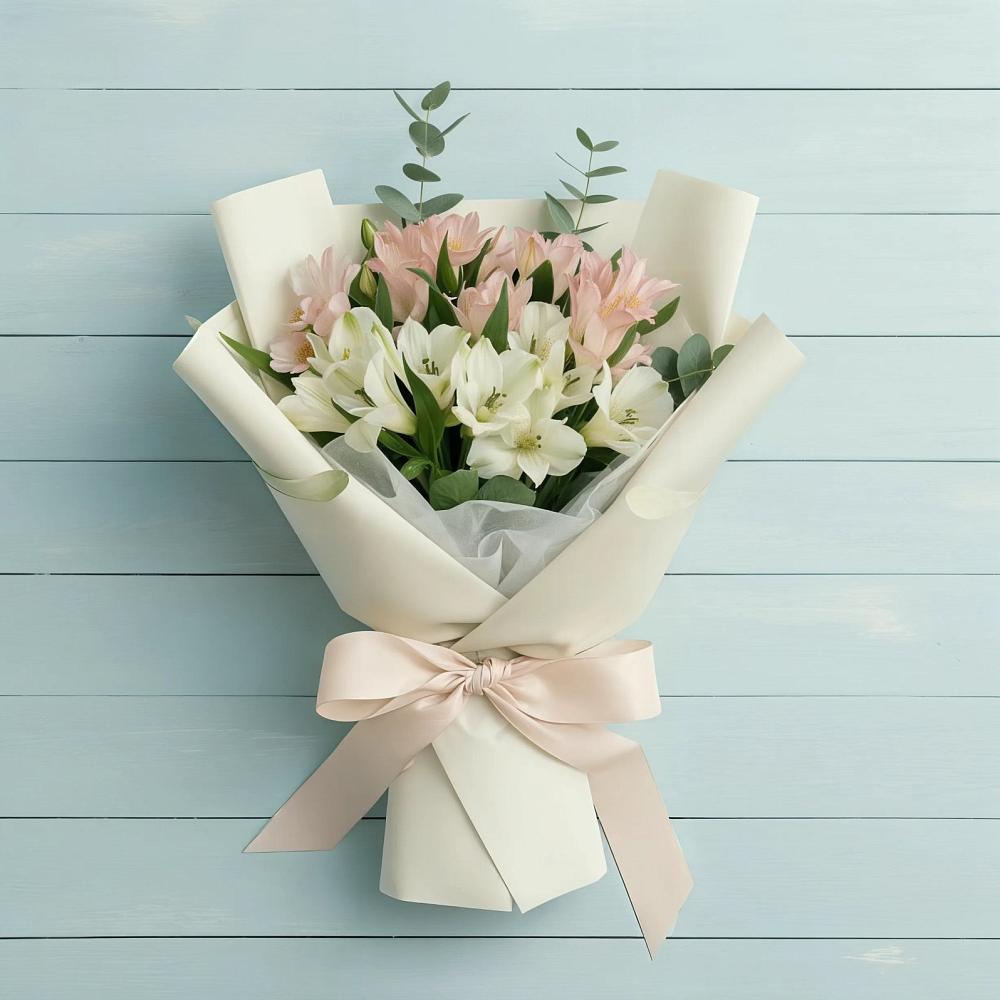 Букет цветов из: Альстромерии в Октябрьский Башкортостан