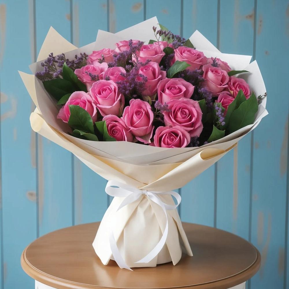 Букет цветов из: Розы в Октябрьский Башкортостан