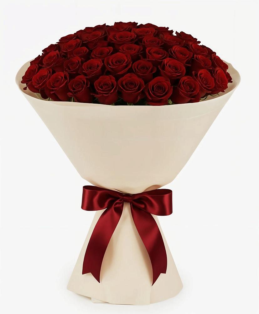 Букет 101 Бордовая роза Блэк Бакарра в Октябрьский Башкортостан