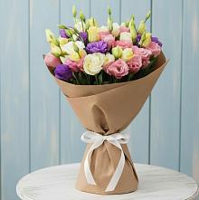 Букет цветов из:  Лизиантусы #REPLACE_PRED# Октябрьский Башкортостан